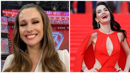 Pampita y Natalia Oreiro. Fotos: archivo.