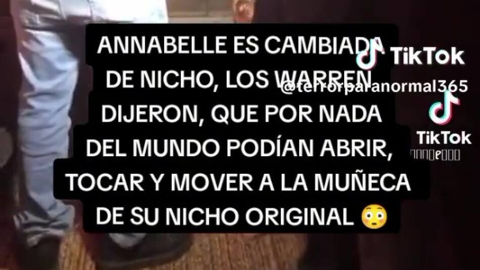 Anabelle, uno de los elementos más importantes del Museo de Ocultismo de los Warren. Foto: Captura de pantalla.