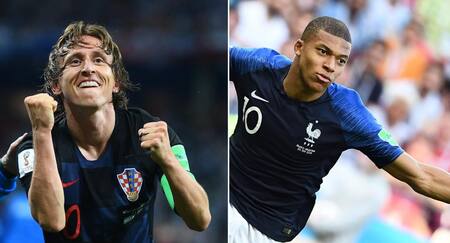 Modric - Mbappé Mundial Rusia 2018