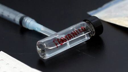 México realizó el mayor decomiso de fentanilo de su historia. Foto, archivo. EFE.