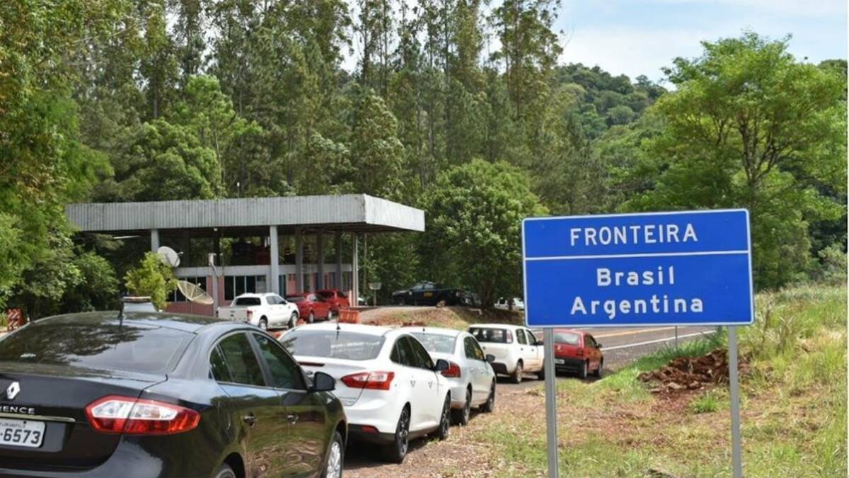Frontera Brasil y Argentina, pandemia