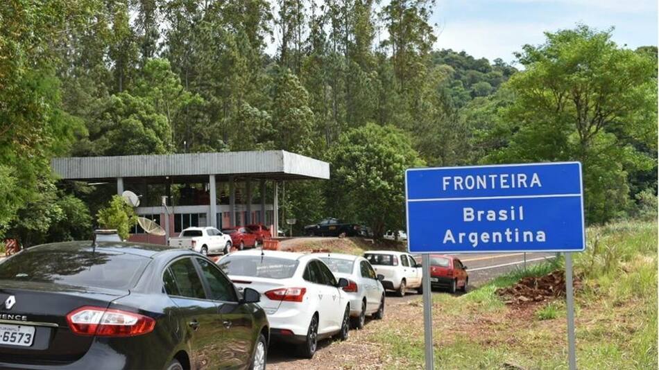 Frontera Brasil y Argentina, pandemia