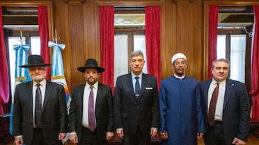 Rosatti junto a líderes religiosos judíos e islámicos por la implementación de autopsias virtuales