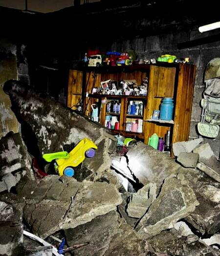 Derrumbe fatal en Córdoba. Foto: X @leoguevara80