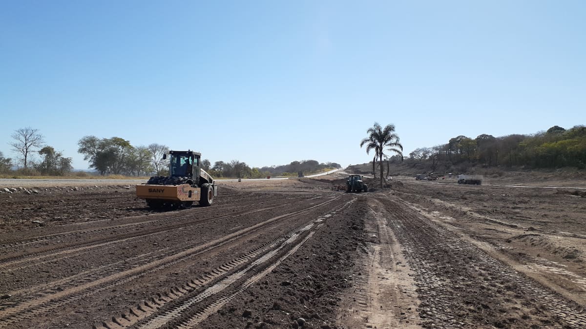 Obras en rutas argentinas.