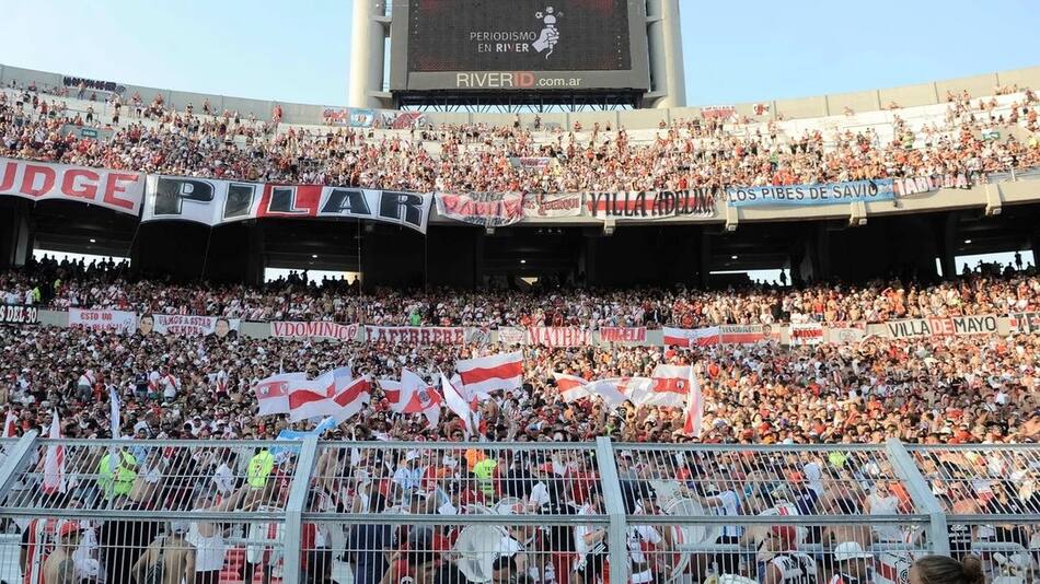 Tribuna Sivori; Estadio Monumental. Foto: NA.