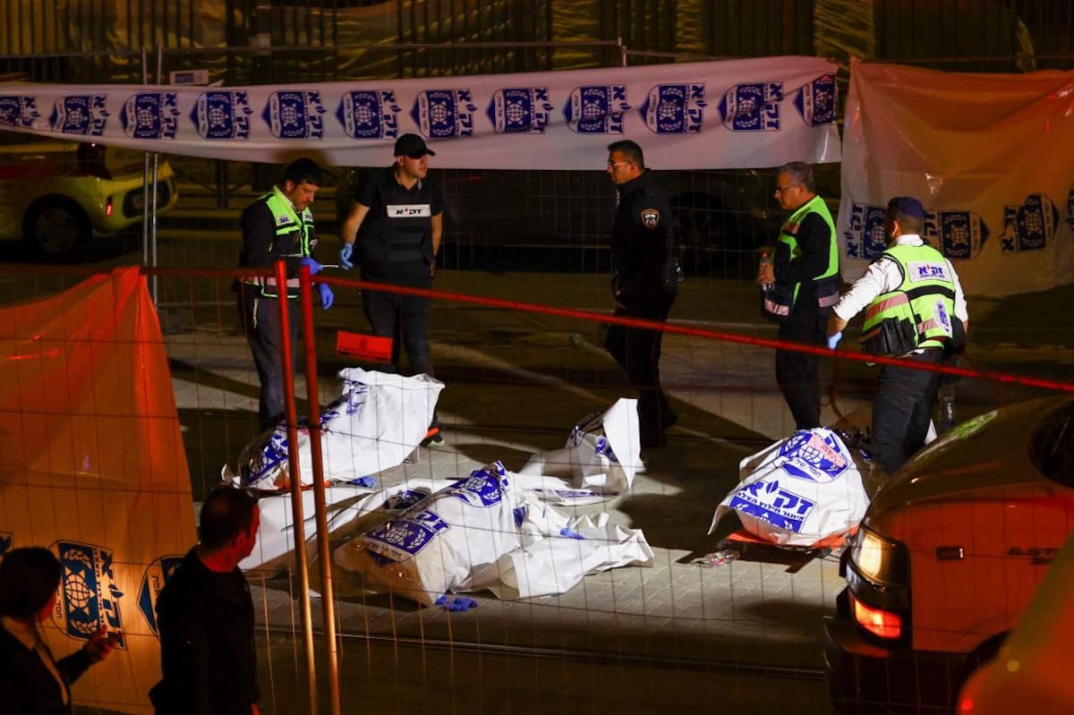 Ataque a sinagoga en Israel. Foto: Reuters.