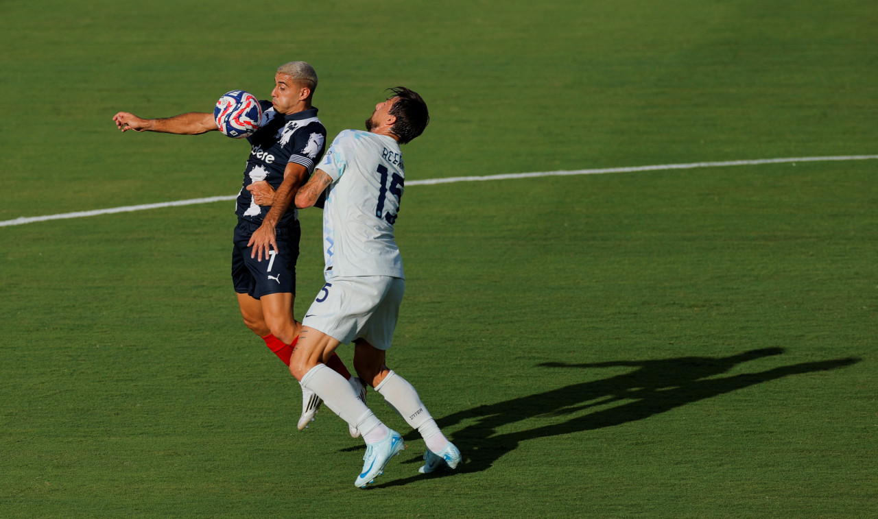 Hubo empate entre Rayados e Inter de Milán. Foto: REUTERS/Mike Blake.
