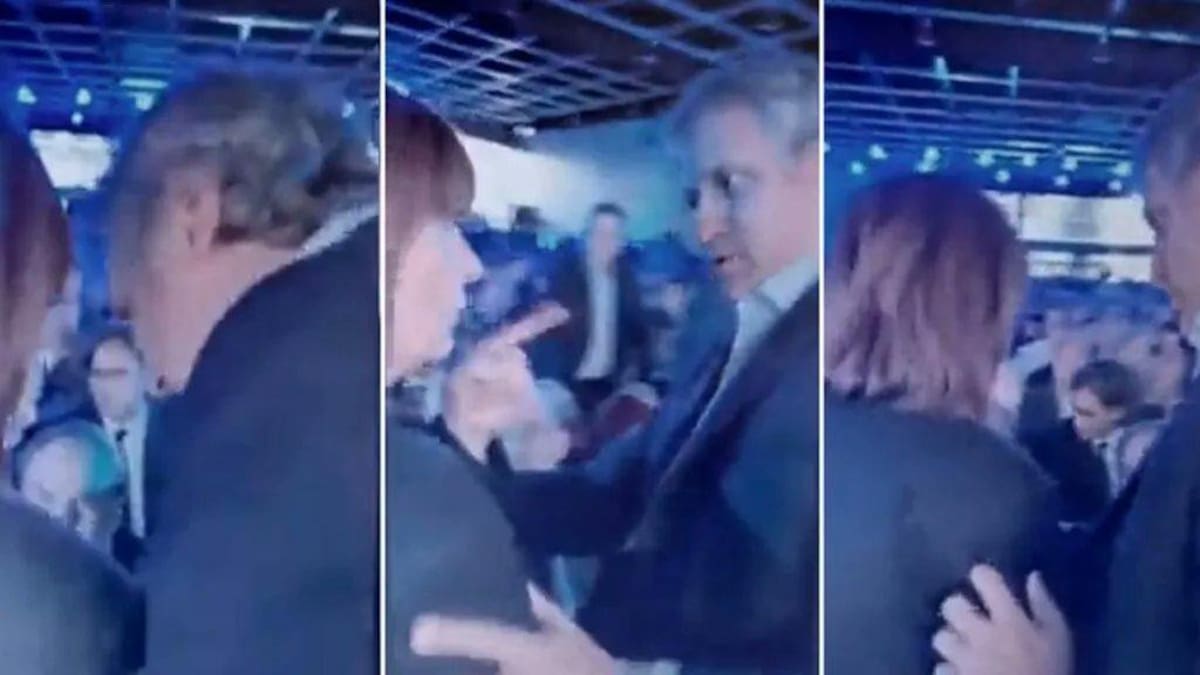 Cruce de Patricia Bullrich con Felipe Miguel. Foto: Captura de video.
