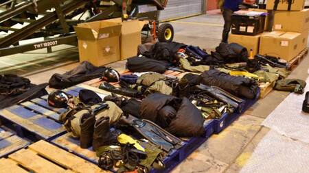 Paracaidistas ingleses - Submarino ARA San Juan