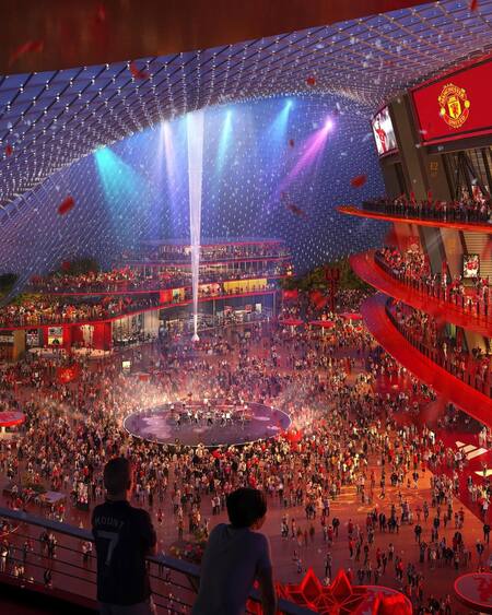 El nuevo estadio del Manchester United. Foto: Instagram/@manchesterunited.