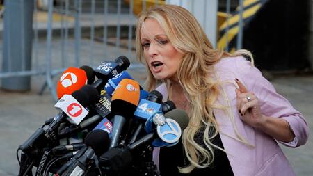 La actriz de cine para adultos Stephanie Clifford, también conocida como Stormy Daniels. Foto: Reuters