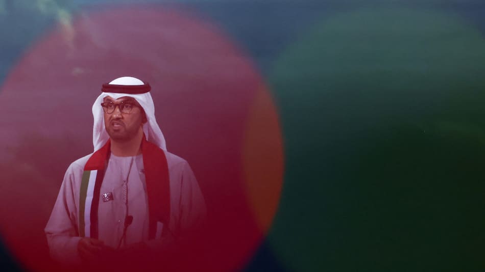 Ministro de Industria y Tecnología avanzada de los Emiratos Árabes Unidos y presidente de la COP28 , Sultan Ahmed al Jaber. Foto: Reuters.