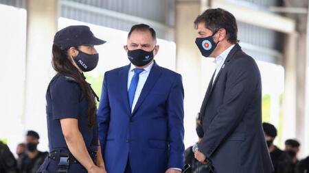 Axel Kicillof, entrega de patrulleros en Florencio Varela.