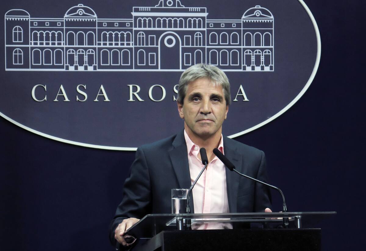 Luis Caputo. Foto: NA/Juan Vargas