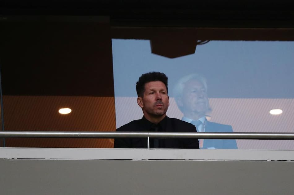 Simeone - Atlético Madrid vs. Arsenal - Europa League - Fútbol internacional (Reuters)