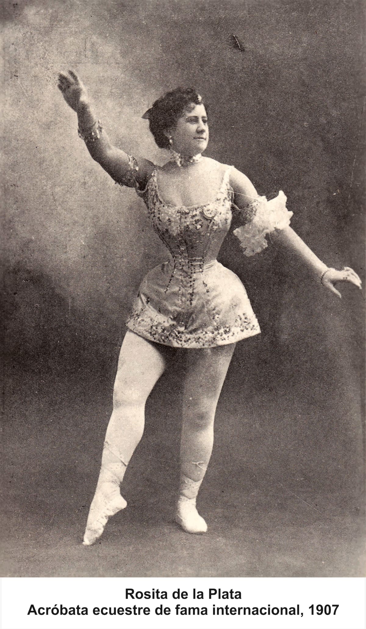 Rosita de la Plata; circo; espectáculos teatrales.