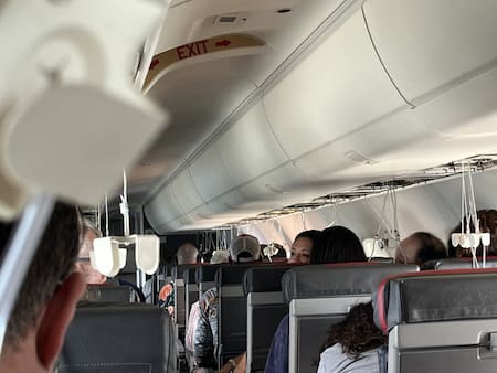 Vuelo 5916 American Airlines. Foto Twitter @HarrisonHove.