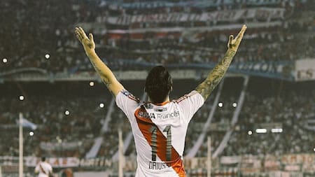 Sebastián Driussi en River. Foto: Instagram @sebadriussi.11