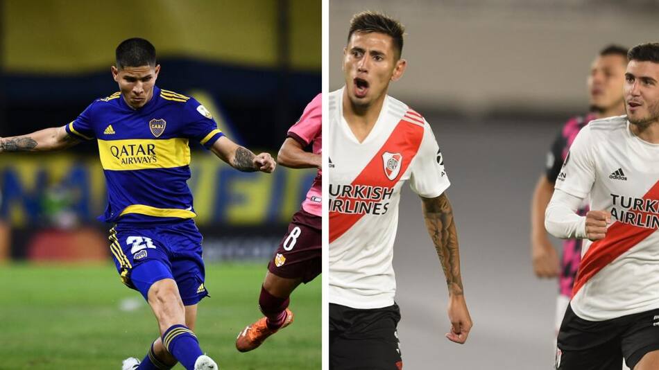 Fútbol, Boca y River, NA