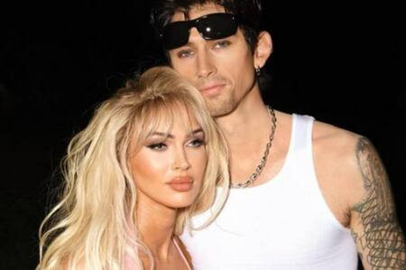 Megan Fox y su pareja. Foto: Instagram/machinegunkelly