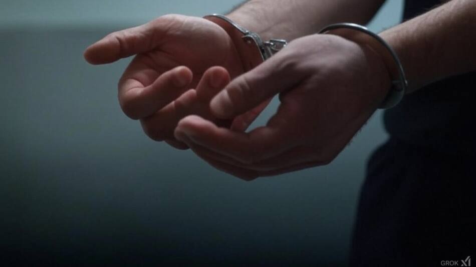 Deportados brasileños fueron trasladados esposados. Foto: Grok.