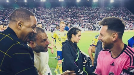 Lionel Messi y Will Smith ya se habían conocido. Foto: X