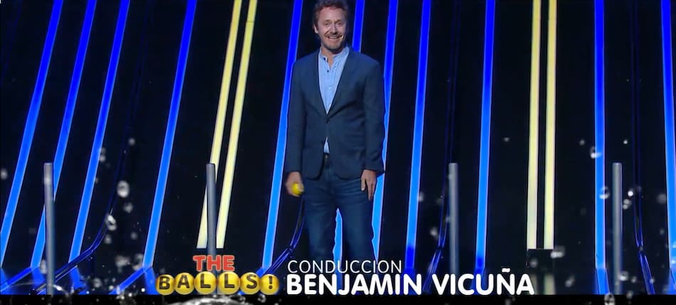 Benjamín Vicuña será el conductor de The Balls.