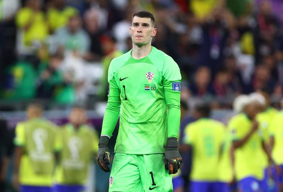 Dominik Livakovic, el héroe de Croacia. Foto: Reuters.
