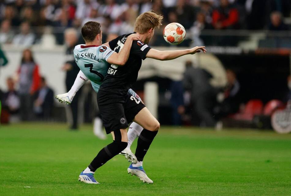 Europa League, Eintracht Frankfurt vs. West Ham. Foto: REUTERS.