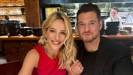 Luisana Lopilato y Michael Bublé. Foto: Instagram @michaelbuble
