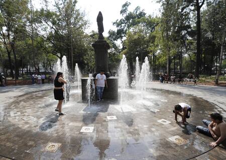 Ola de calor en México. Foto: EFE