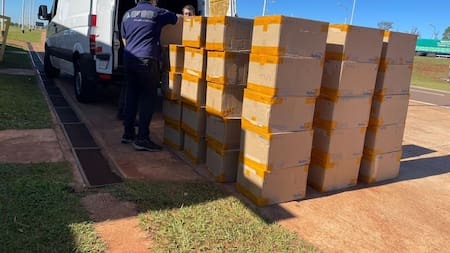 Operativo por módems. Foto: Aduana.