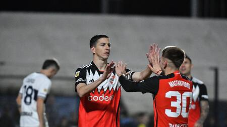 River vs Gimnasia, fútbol argentino. Foto: X River