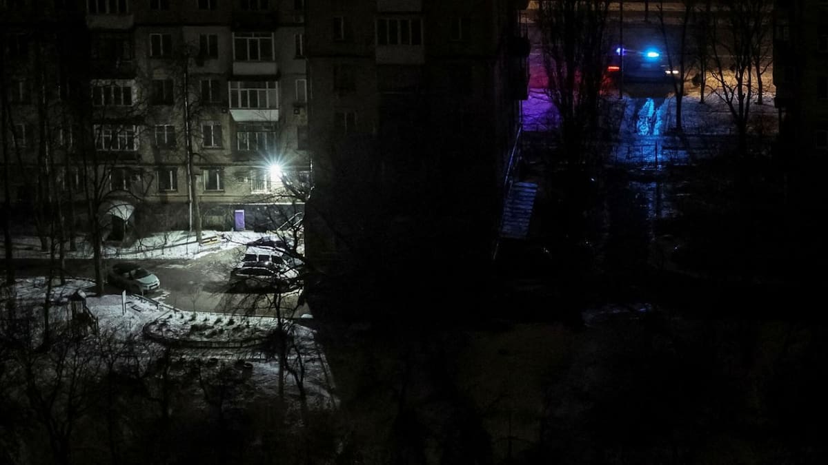 Cortes de luz en Ucrania. Foto: Reuters