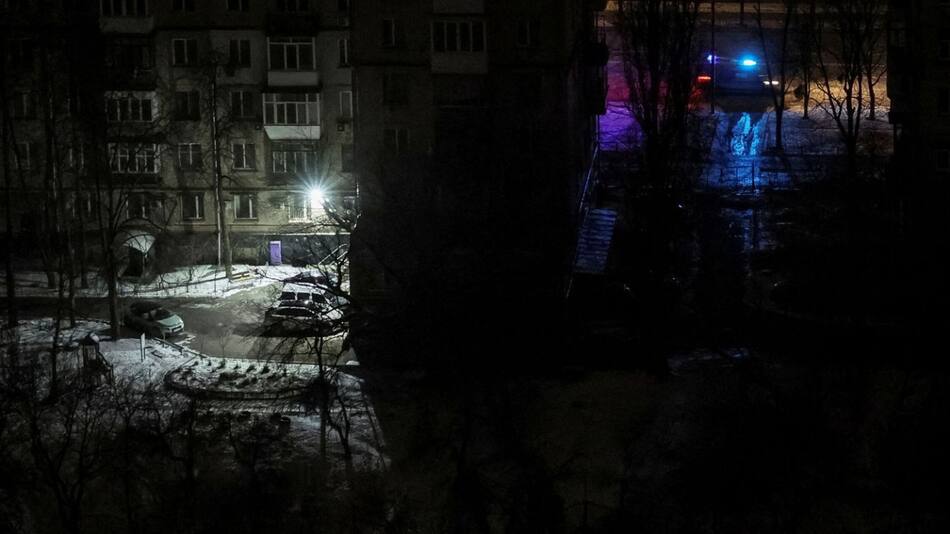 Cortes de luz en Ucrania. Foto: Reuters