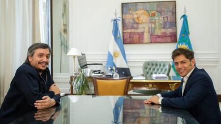 Máximo Kirchner y Axel Kicillof, Frente de Todos