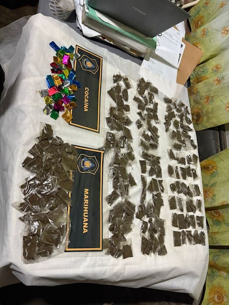 10 allanamientos en Merlo contra la venta de drogas.