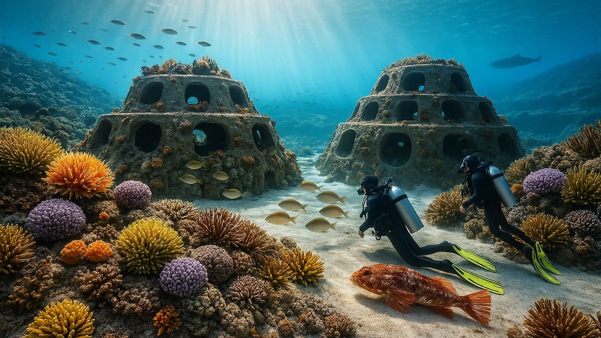 Puerto Madryn creará un parque de arrecifes artificiales subacuático para proteger el ecosistema.