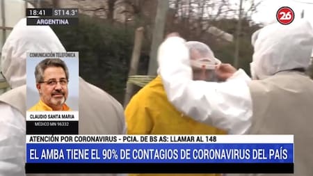 Dr. Santa María sobre coronavirus: “Preocupa el aumento de ocupación de camas de terapia intensiva"