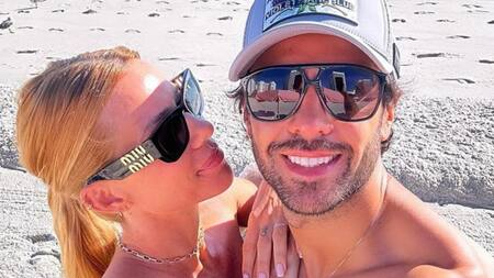 Nicole Neumann y Manu Urcera en Miami. Foto: Instagram.