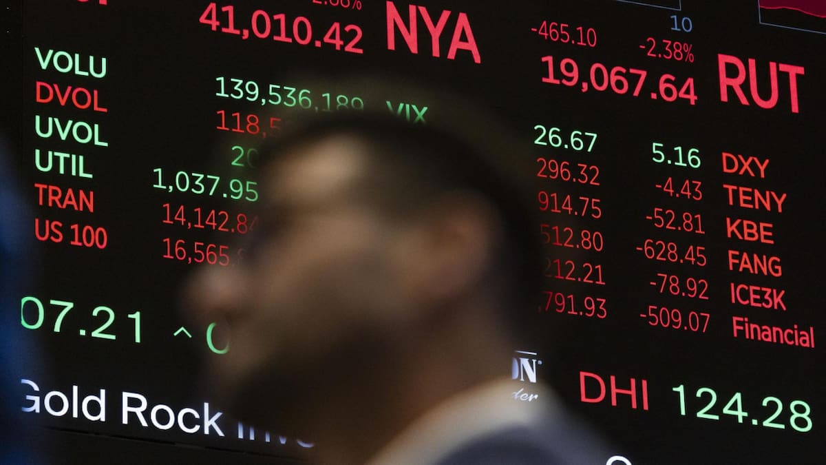 Mercados, bolsa de valores, riesgo país, Wall Street. Foto: EFE/Justin Lane