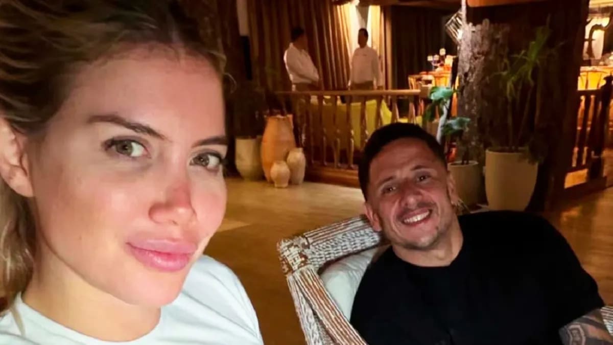 La sensual foto de Wanda Nara en la pileta con Martín Migueles: ¿con un mensaje para L-Gante?