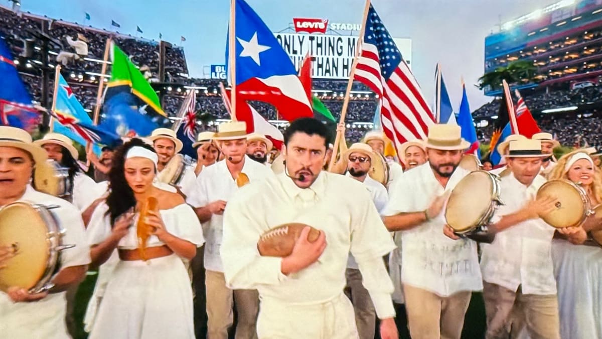 Bad Bunny en el Super Bowl