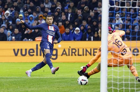 El gol histórico de Kylian Mbappé; Olympique de Marsella-PSG. Foto: Reuters.