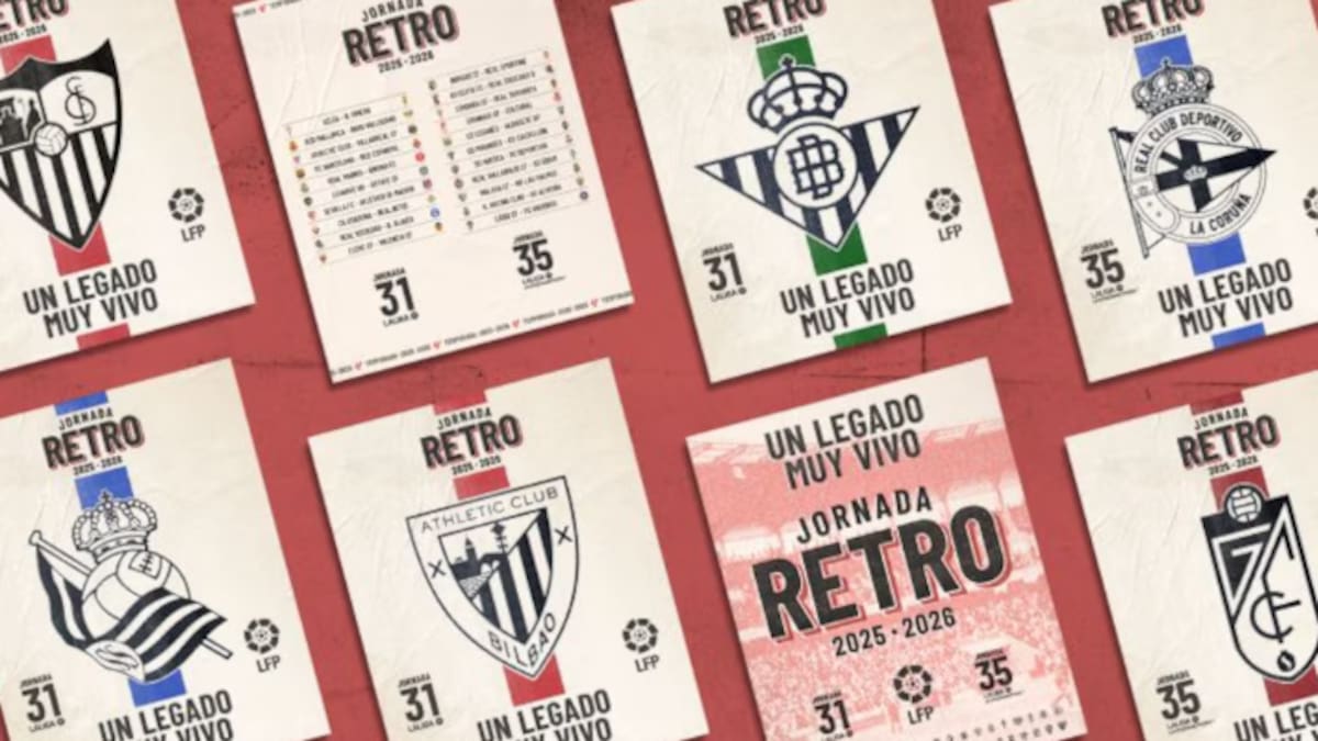 Fecha retro en La Liga.