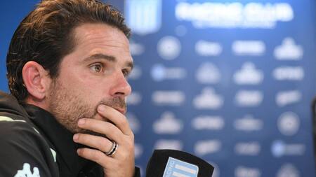 Fernando Gago; entrenador de Racing. Foto: NA.