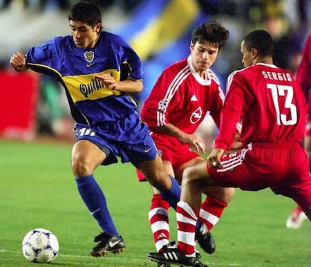 Boca Juniors vs Bayern Munich, Copa Intercontinental 2001. Foto: Instagram @fcbayern