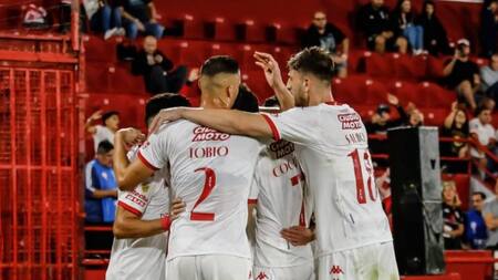 Huracán Liga Profesional de Fútbol. Foto: NA.