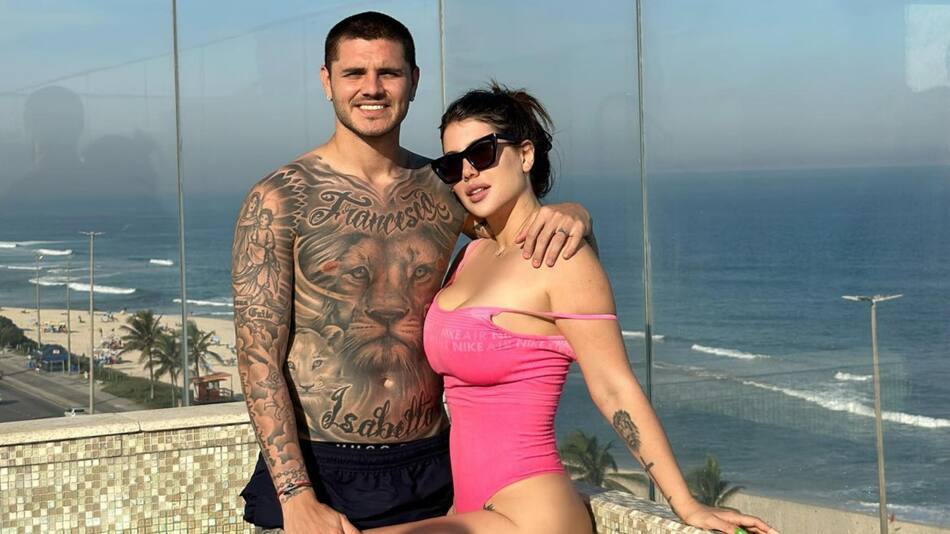 Mauro Icardi y Wanda Nara. Foto: Instagram.